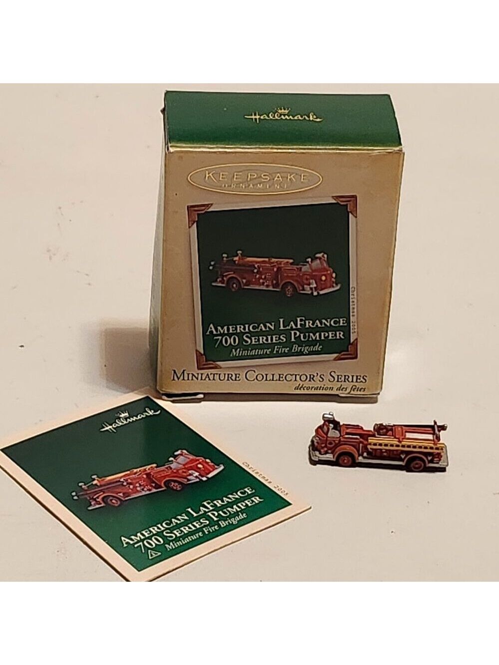 2005 Hallmark Keepsake American LaFrance 700 Series Pumper Miniature Fire